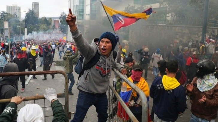Continúan las protestas en Ecuador / Foto: Reuters