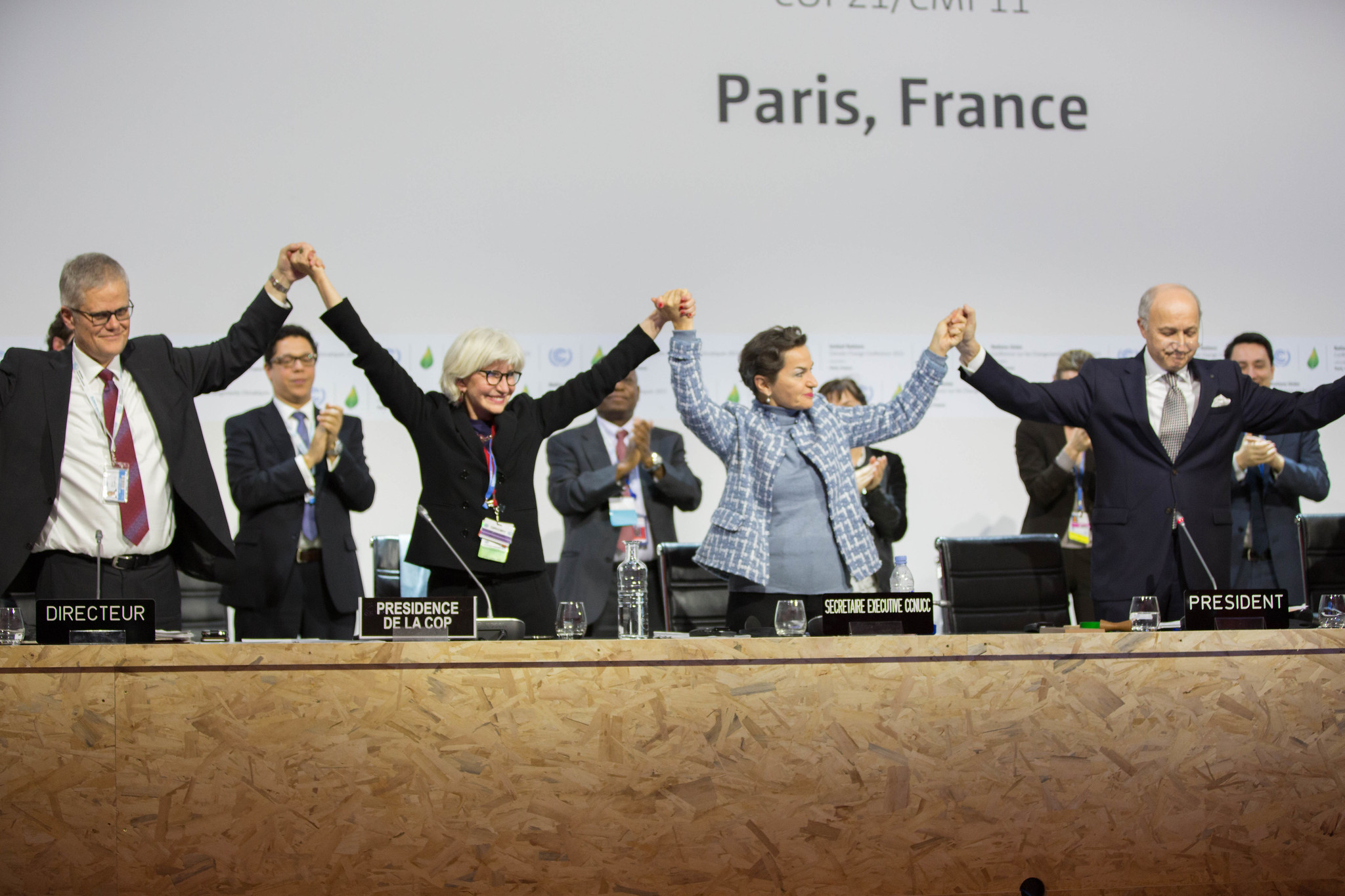 Momento de la firma del Acuerdo de París, en 2015. Foto: Flickr / ONU Climate Change