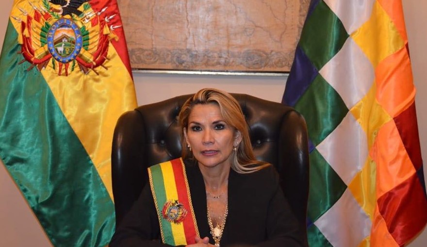 Jeanine Añez, presidenta de facto de Bolivia. Foto: Facebook 