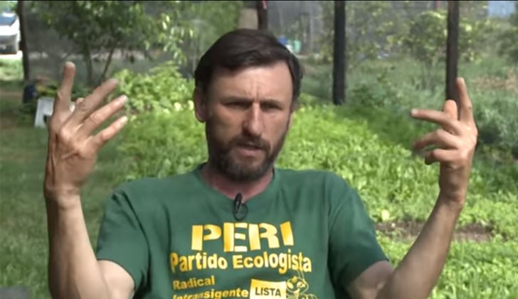 César Vega, diputado electo por el PERI. Foto: Captura pantalla Arriba Gente.