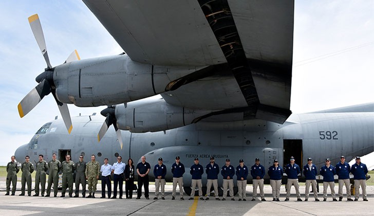 Foto: Fuerza Aérea Uruguaya.