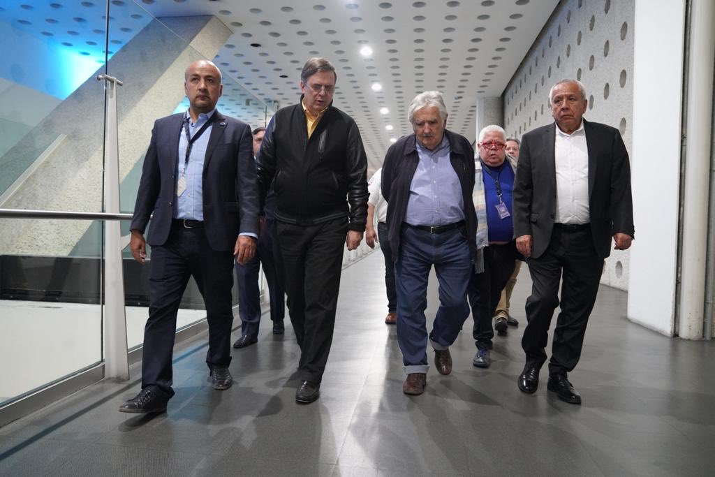 El Instituto Nacional de Migración de México también celebró la llegada de Mujica. Foto: INM