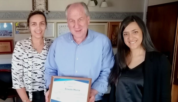 Murro distinguido como “Miembro Honorario” de Sociedad Uruguaya de Gestión de Personas.