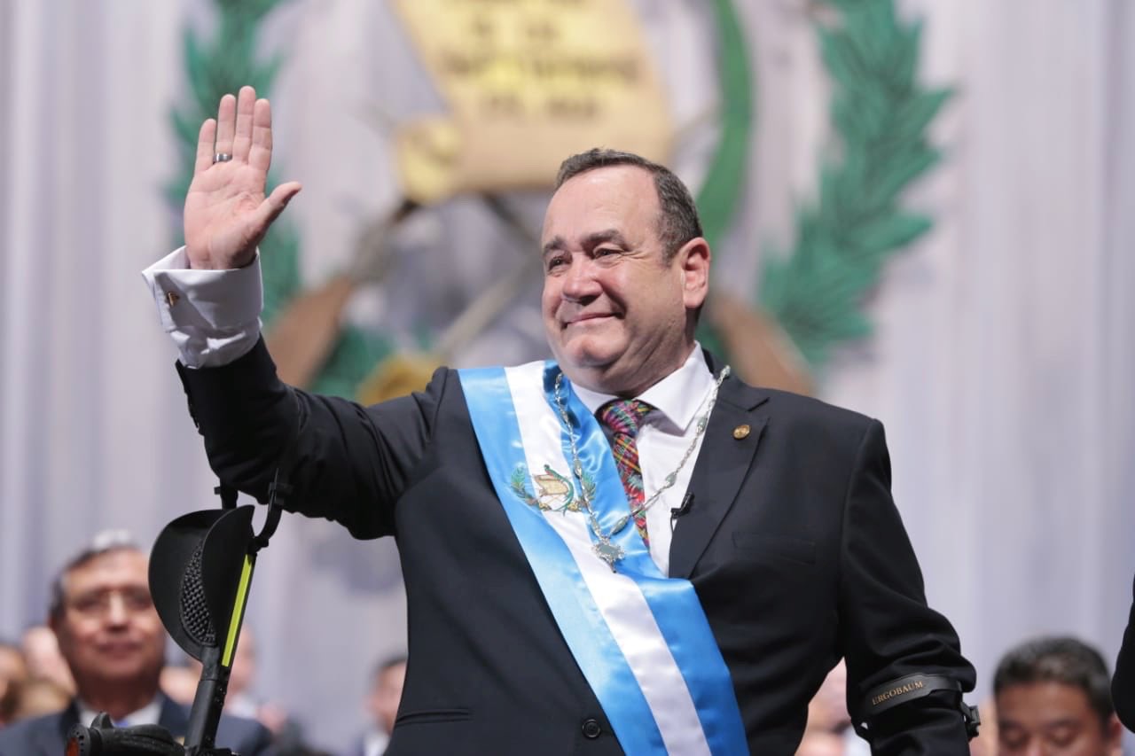 Alejandro Giammattei, nuevo presidente de Guatemala. Foto: Twitter / Alejandro Giammattei