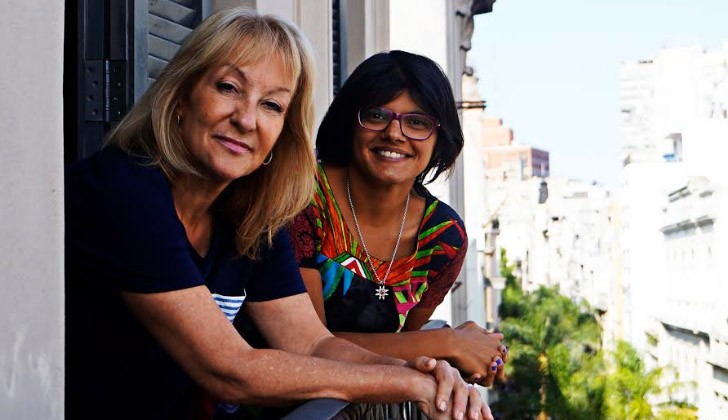 Carolina Cosse y Virginia Cardozo.