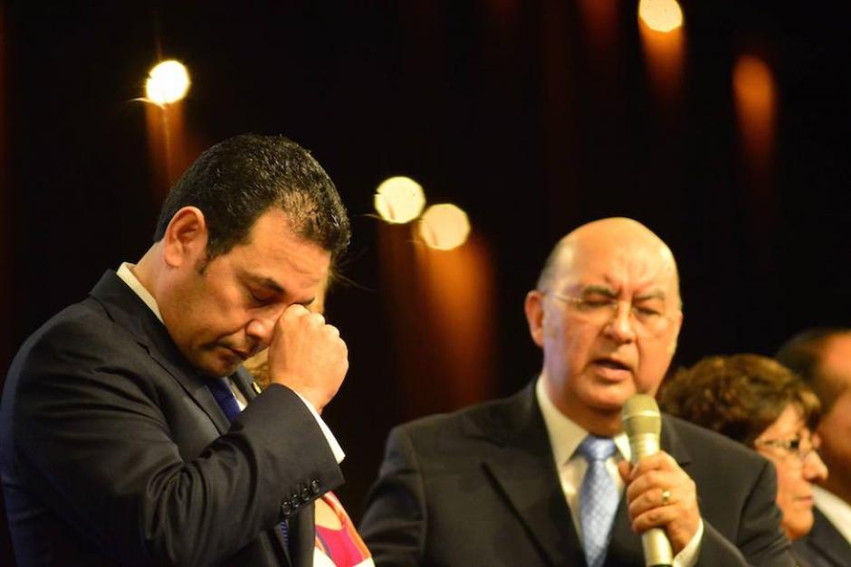 El presidente de Guatemala, Jimmy Morales, es además humorista pastor evangélico. Llegó a la presidencia gracias a los votos de los sectores religiosos del país. Foto cortesía de Jesús Alfonso / soy502.com