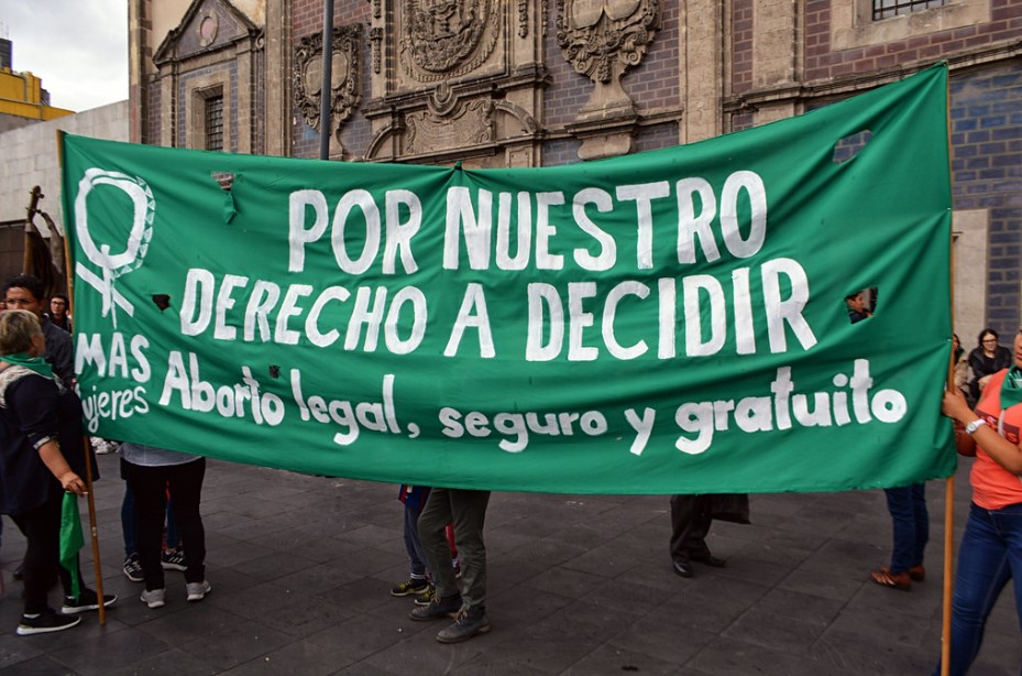 Protesta por la despenalización del aborto en Ciudad de México. (Foto de archivo: Flickr / ProtoplasmaK)