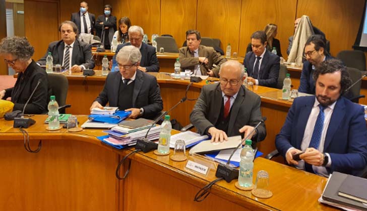 Delegación del MEC en la Comisión de Presupuesto integrada con Hacienda de Diputados. Foto: MEC/Twitter.