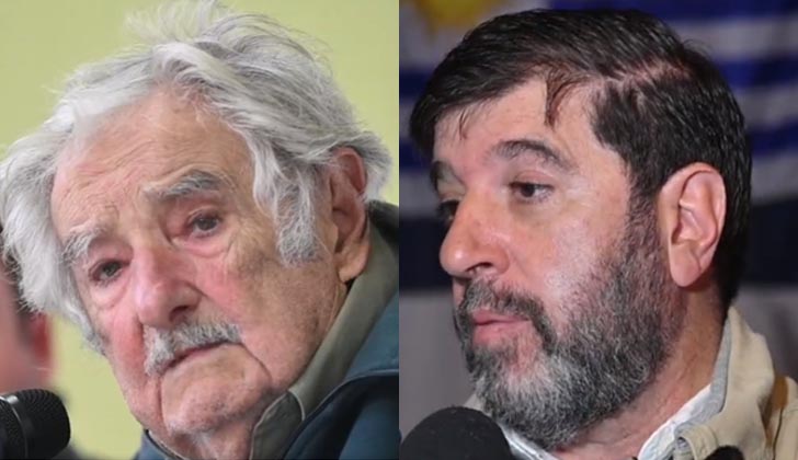 José Mujica y Fernando Pereira en Colonia. FA.
