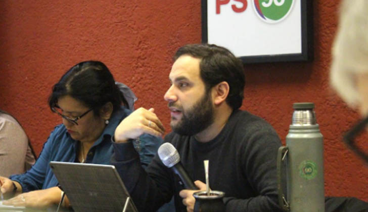 Secretario general del Partido Socialista, Gonzalo Civila.