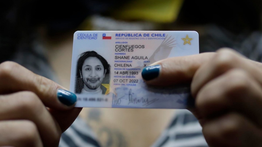 Shane Cienfuegos es la primera persona no binaria en recibir una cédula chilena que reconozca su identidad de género. Foto: Twitter