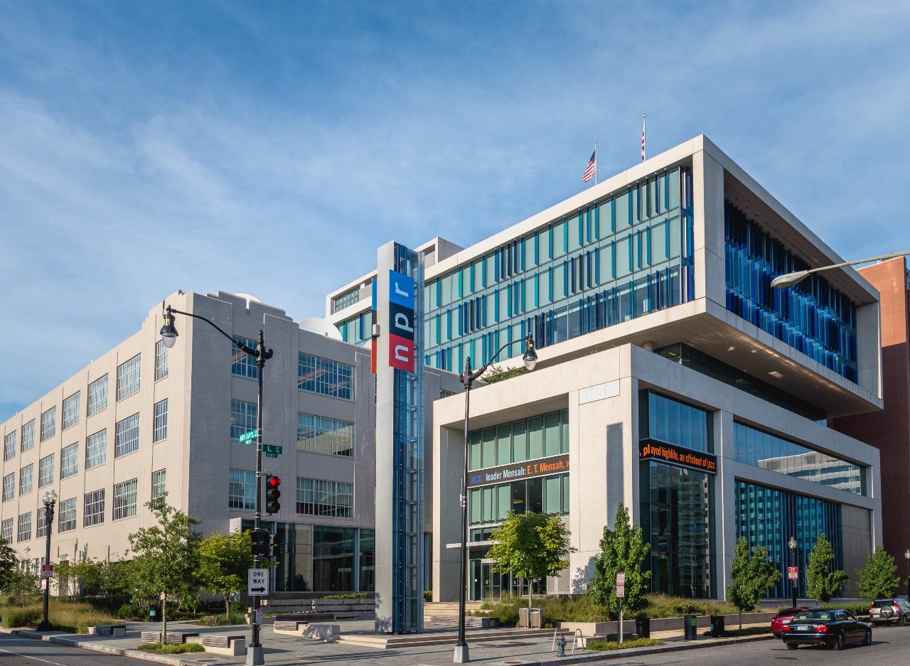 Sede de NPR en Washington DC, EE.UU.