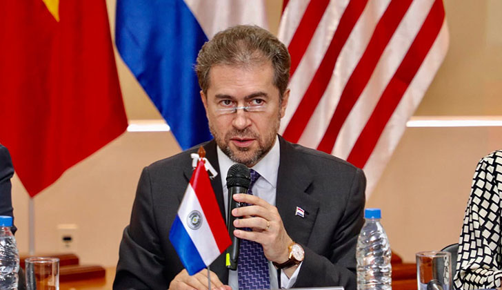 Luis Castiglioni, ministro de Industria y Comercio de Paraguay. 