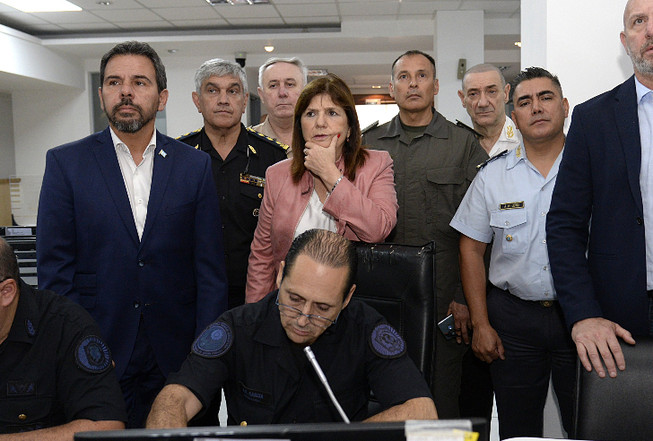 Patricia Bullrich, ministra de Seguridad de Argentina.
