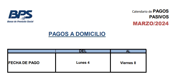 pagos bps marzo 2024 pagos a domicilio