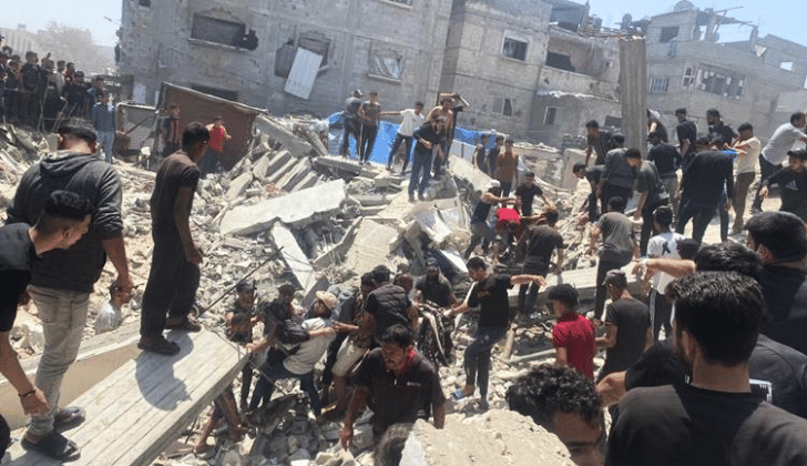 Foto cortesía de la agencia de noticias palestina Wafa