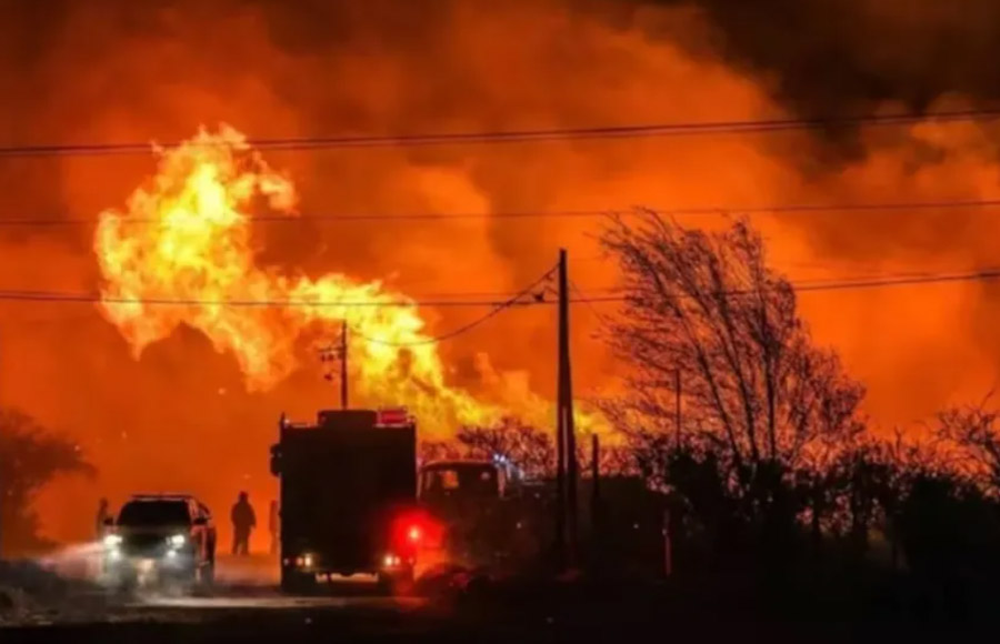 Incendio en Córdoba, provincia de Argentina