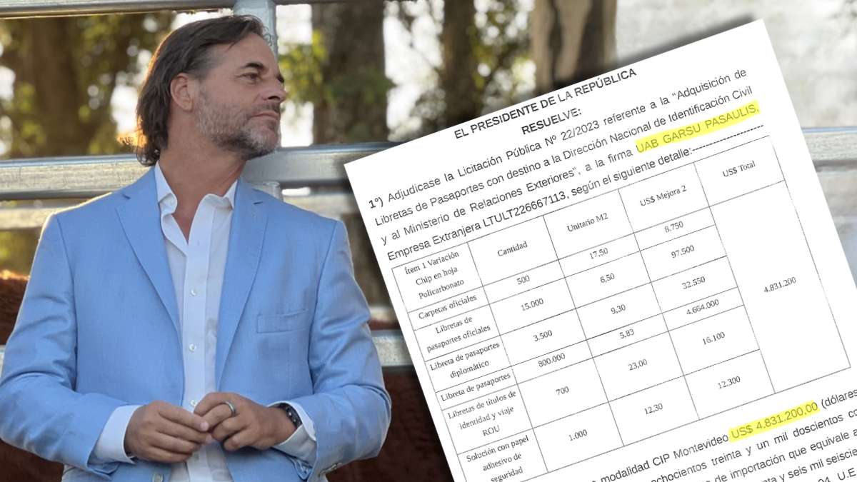 lacalle pou pasaporte empesa Garsu Pasaulis