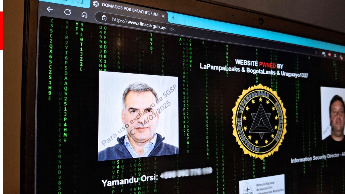 El 17 de marzo apareció hackedaa la web de DINACIA: en la vulneración publicaron número de teléfono de Yamandú Orsi