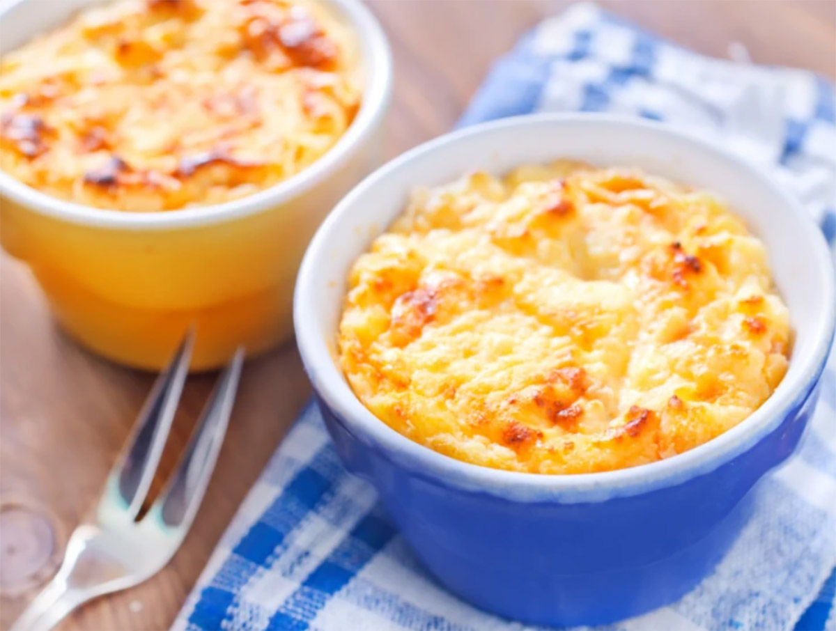 Un exquisito sabor suave a calabaza combinado con el infalible queso gratinado, la cremosidad perfecta.