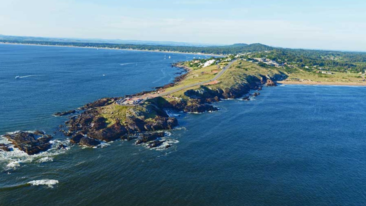 Charles Darwin observó que el mar erosionaba los acantilados. Describió Punta Ballena como un "desierto de milonita, con ausencia total de arboles".