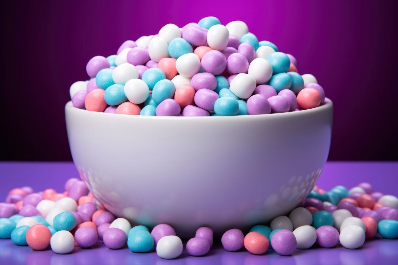 Imagen ilustrativa de los caramelos con chicle en el interior.