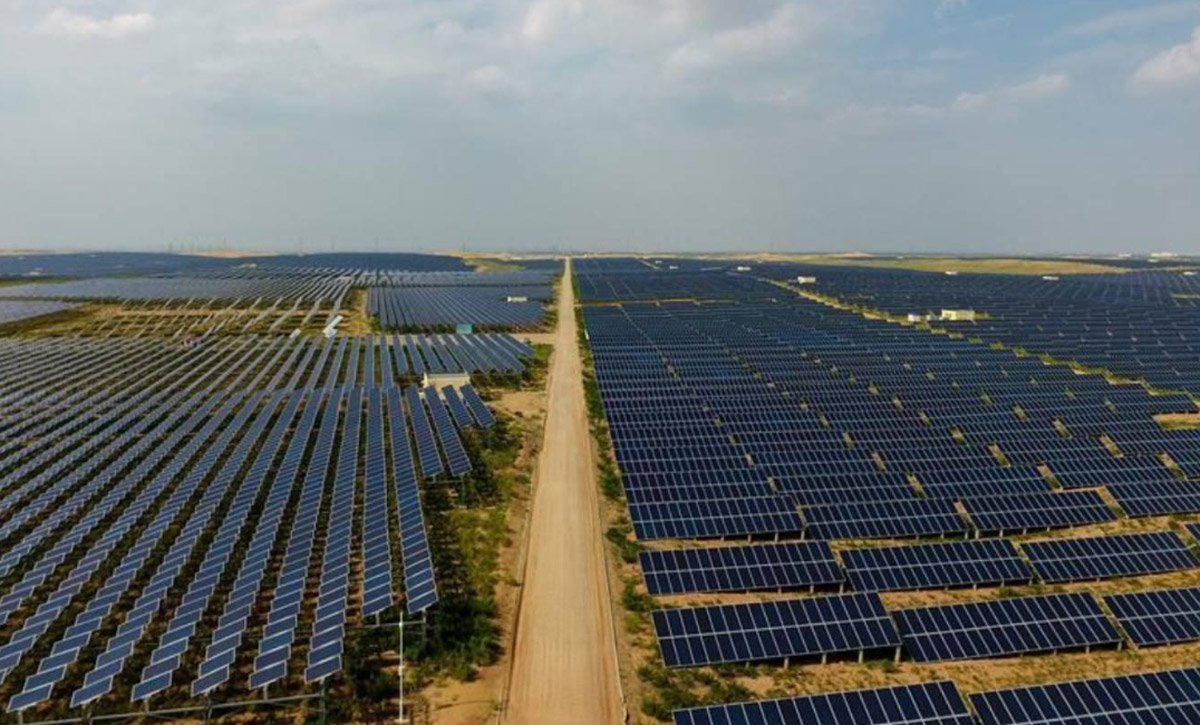 miles de hecáreas de campo (el adecuado) son ocupados con paneles solares de considerable tamaño.