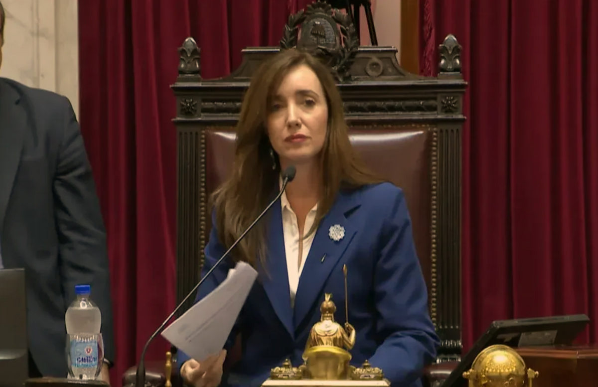 La vicepresidenta de Argentina, Victoria Villarruel.