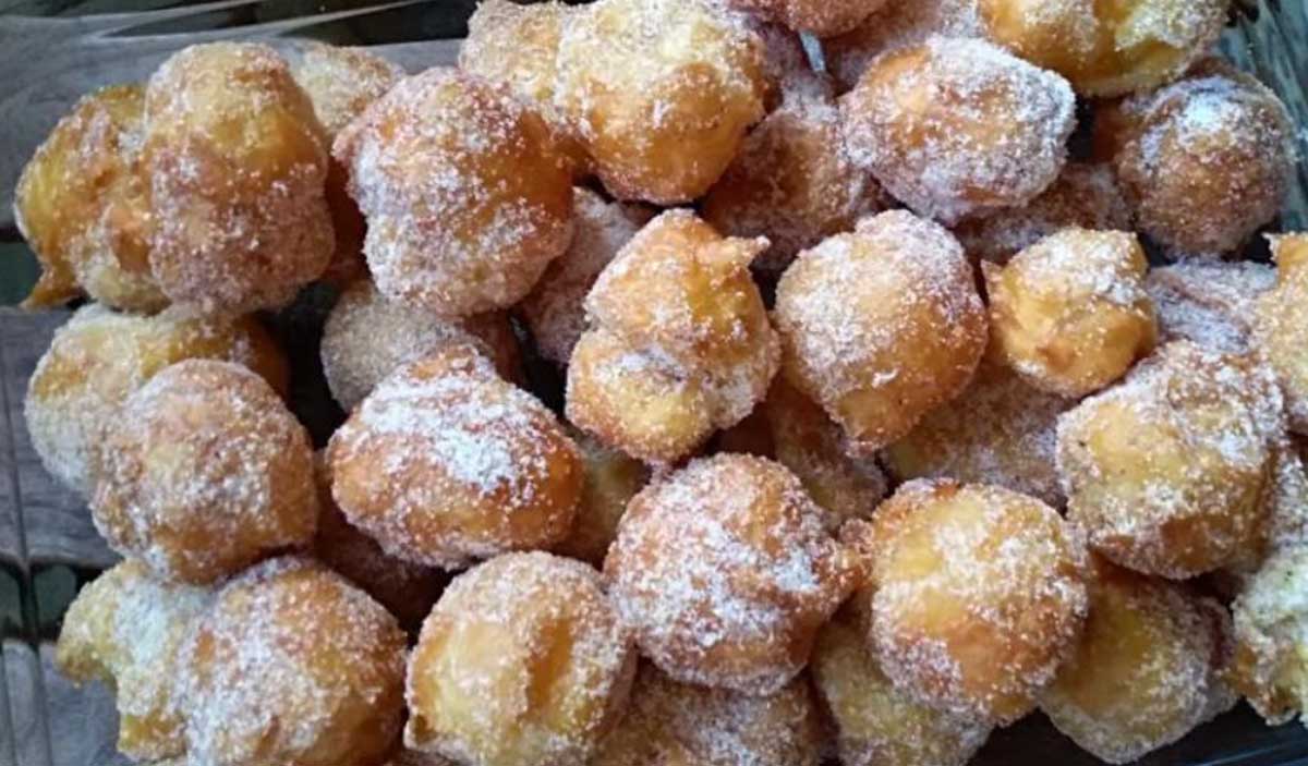 Buñuelos de manzana. Imagen ilustrativa.