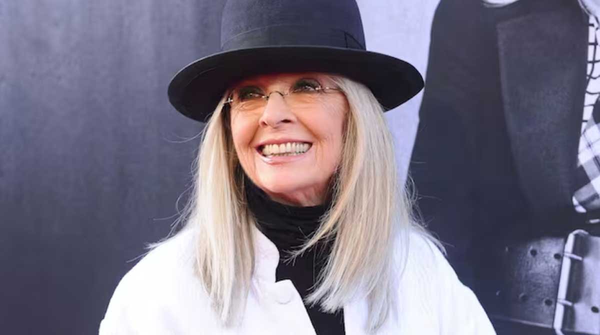 La reconocida actriz, Diane Keaton.
