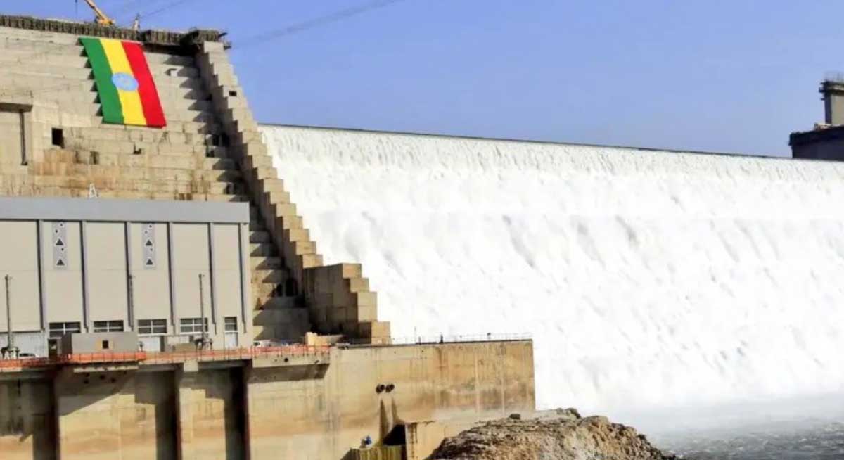 Proyectos tecnológicos posan sus ojos en las ventajas que ofrece Etiopía. Fuente: The Grand Ethiopian Renaissance Dam / X.