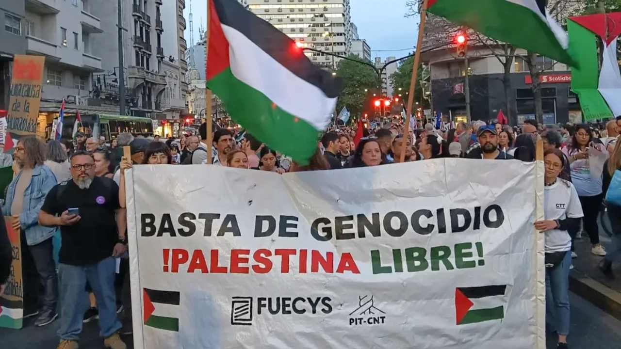 Foto cortesía de Fuecys y Coordinadora por Palestina