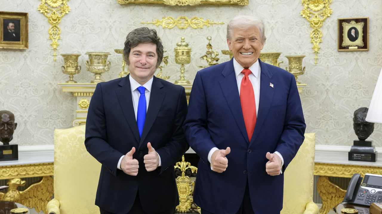 Trump recibió a Milei en la Casa Blanca en octubre de 2025 para mostrarle su apoyo