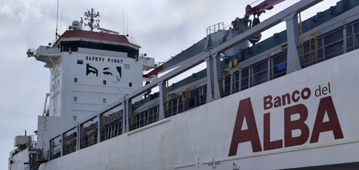 Barco ALBA. Imagen de TeleSur