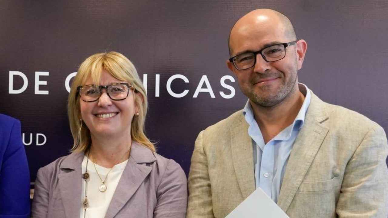 Cristina Lustemberg junto a Álvaro Danza