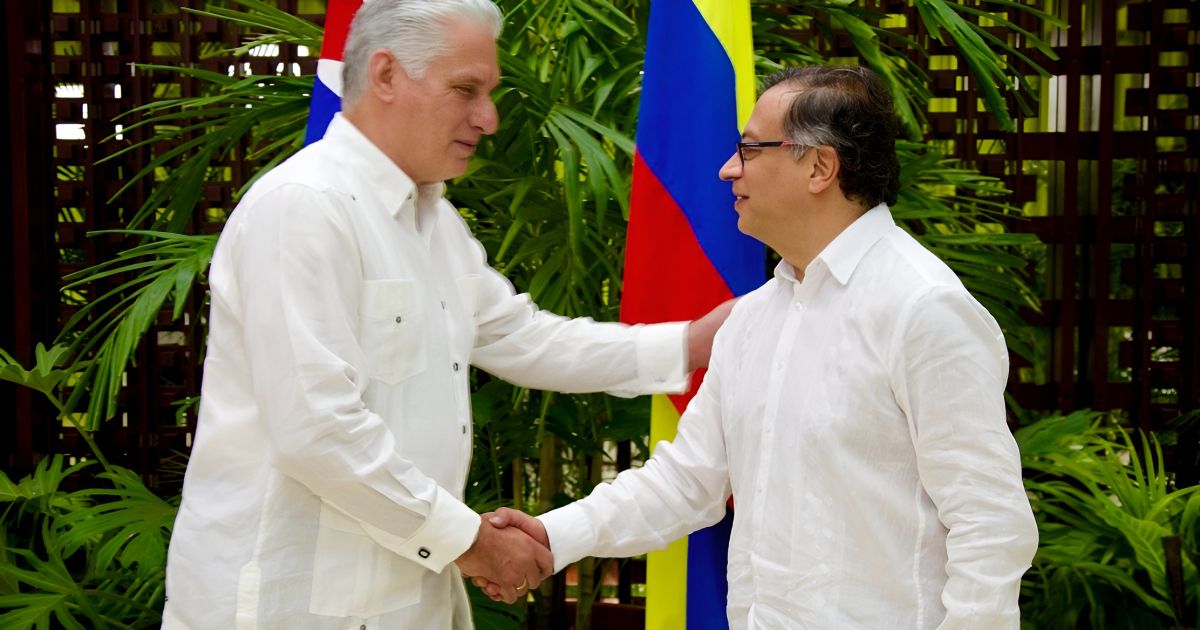 Miguel Díaz-Canel y Gustavo Petro en una foto de archivo (Cortesía de radiorebelde.cu)