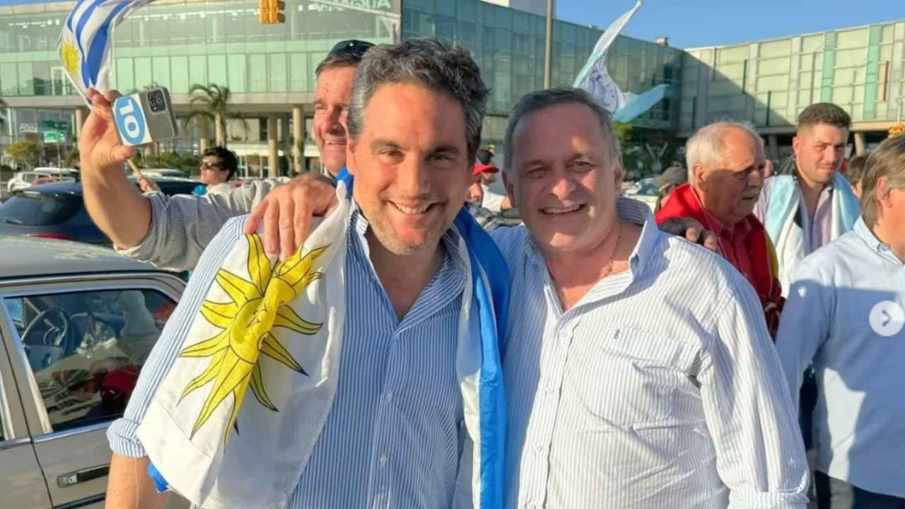 Francisco Radiccioni junto a Álvaro Delgado en una foto de archivo (Foto: Instagram / Francisco Radiccioni)