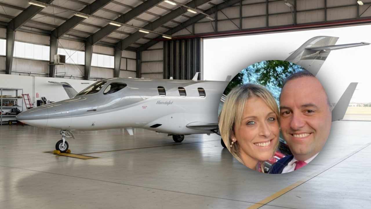 Avión Hondajet LVHWA en que Adorni y su comitiva privada viajó a Punta del Este para carnaval