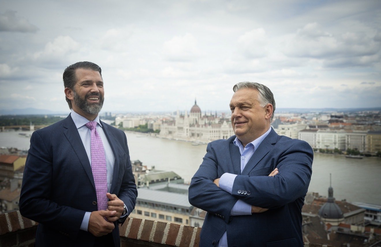 Victor Orban recibió el apoyo de los Trump