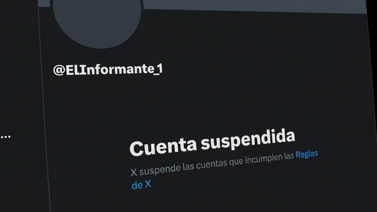 La cuenta ElInformante_1 fue suspendida por X