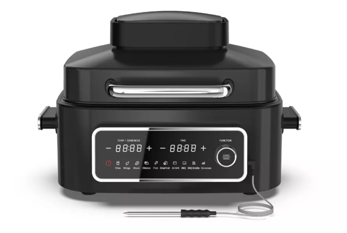 Freidora y BBQ Hometech Doble Grill 6 L 3200W