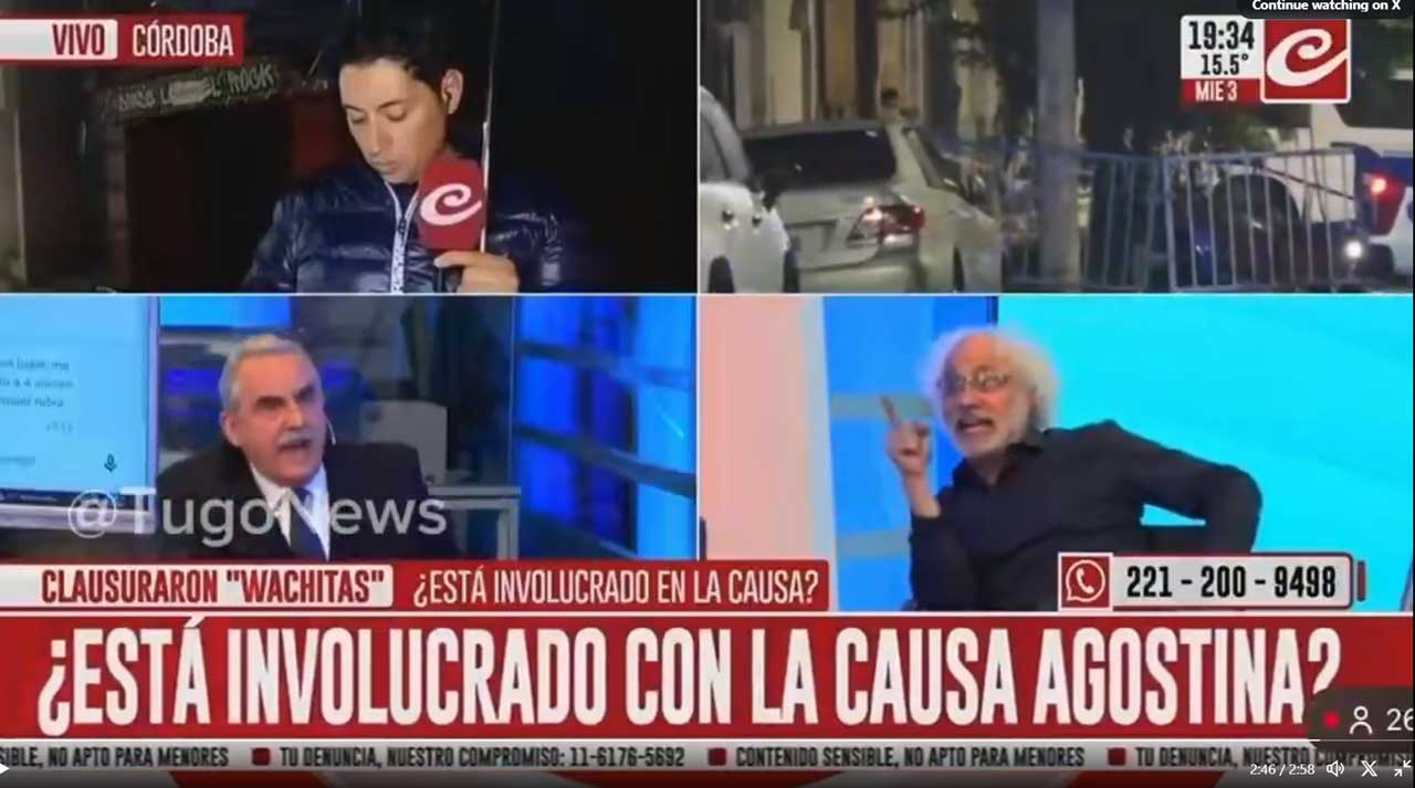 La confrontación de Moreno en contra de los dichos de Diego Recalde, quien continuó hablando misóginamente de la adolescente asesinada en vez de disculparse.
