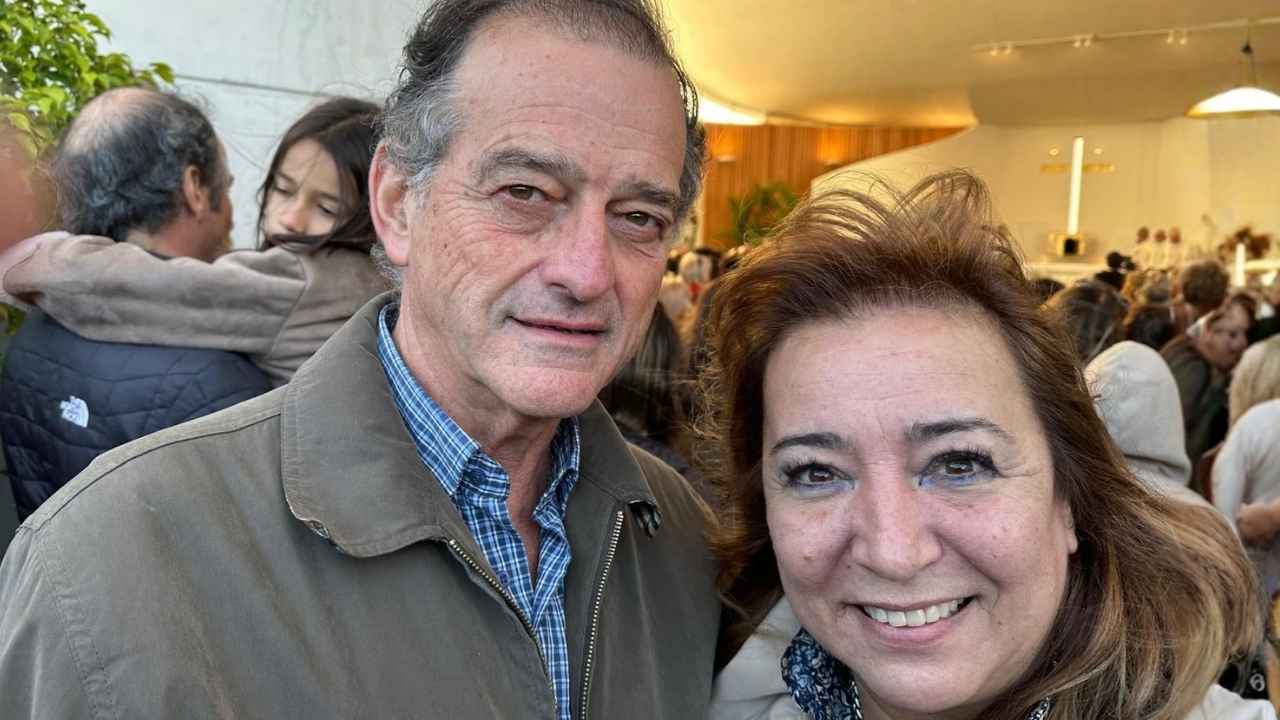 Guido Manini Ríos con su esposa, Irene Moreira. Foto: X / Guido Manini Ríos