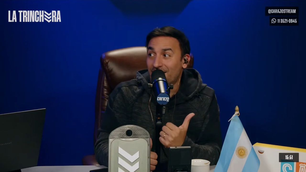 Alejandro Sarubbi Benítez en su programa "La Trinchera"