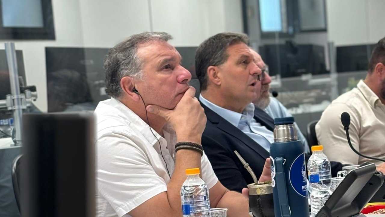 Alejo Umpiérrez durante su visita a Israel. Foto: X / Alejo Umpiérrez