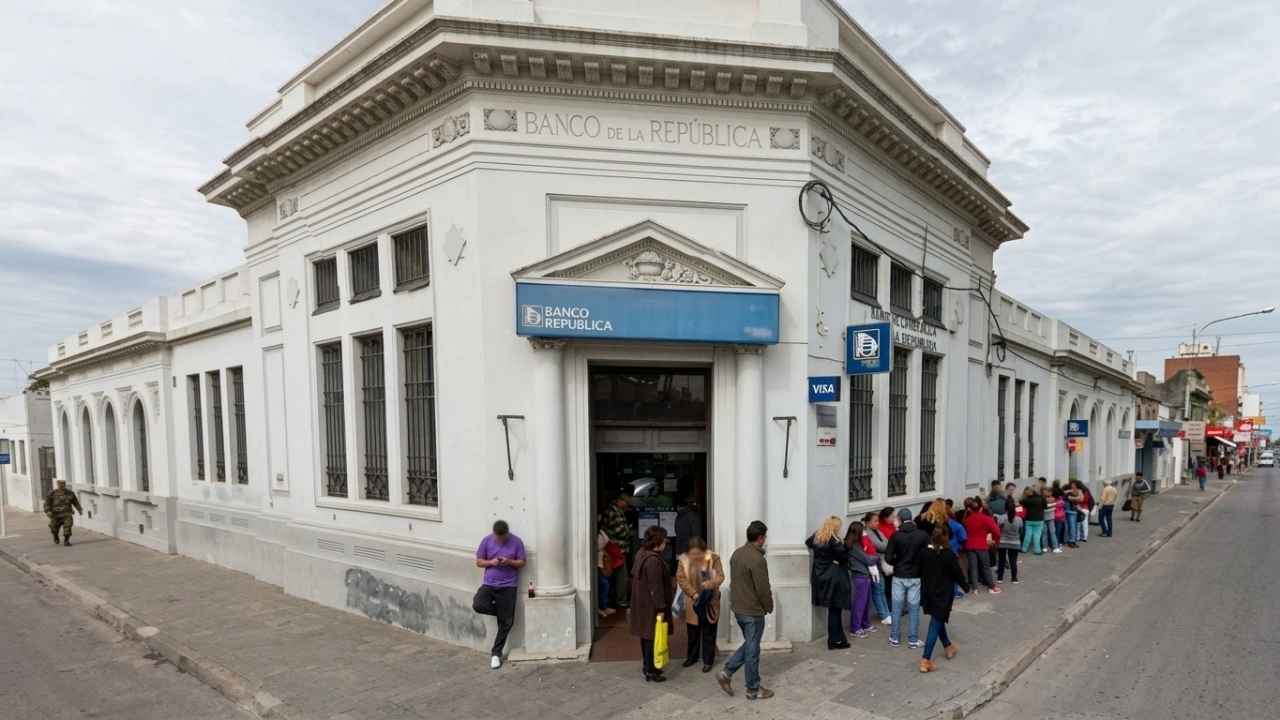 Sucursal del BROU en Pando. Foto de archivo