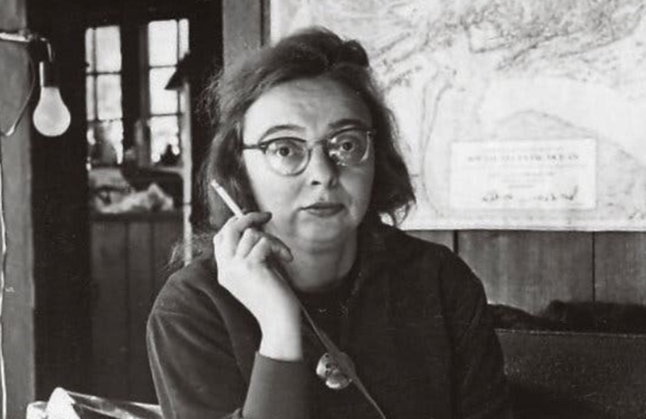 La cartógrafa Marie Tharp.