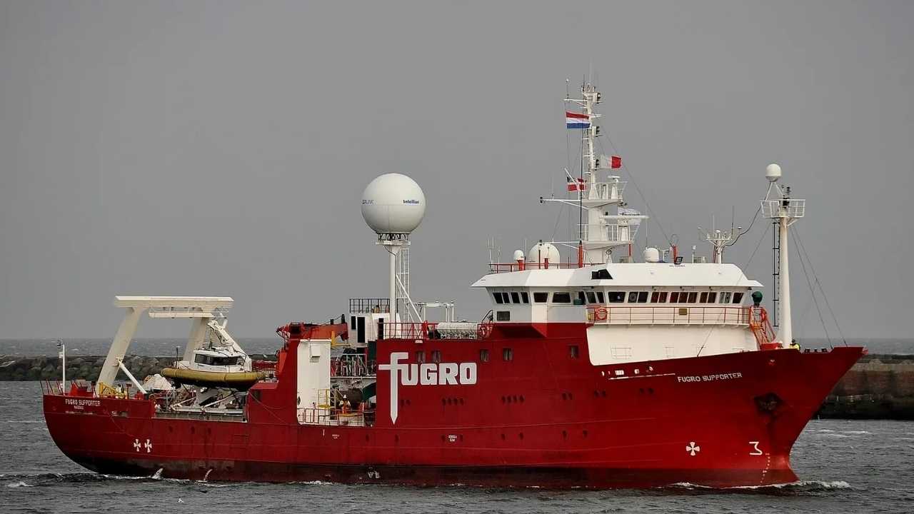 Barco Fugro Supporter. Foto cortesía de Marine Traffic