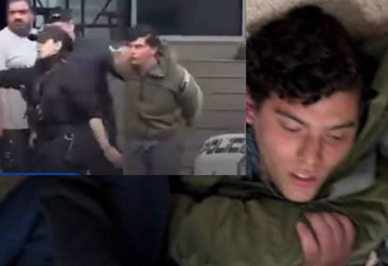 La cara de Federico quién intento asesinar a su compañera en Facultad de Medicina.