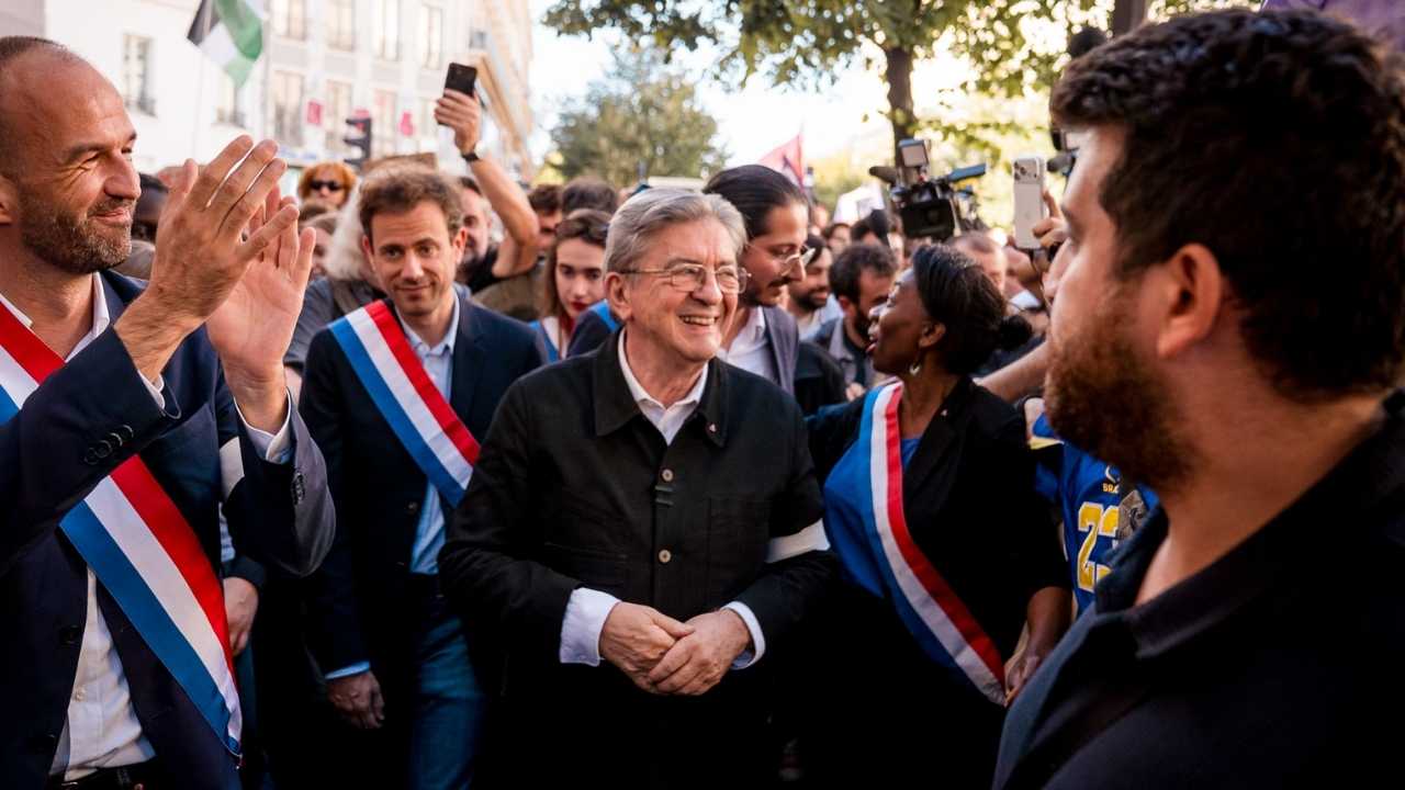Jean-Luc Mélenchon es el fundador y líder de Francia Insumisa, un partido de izquierda